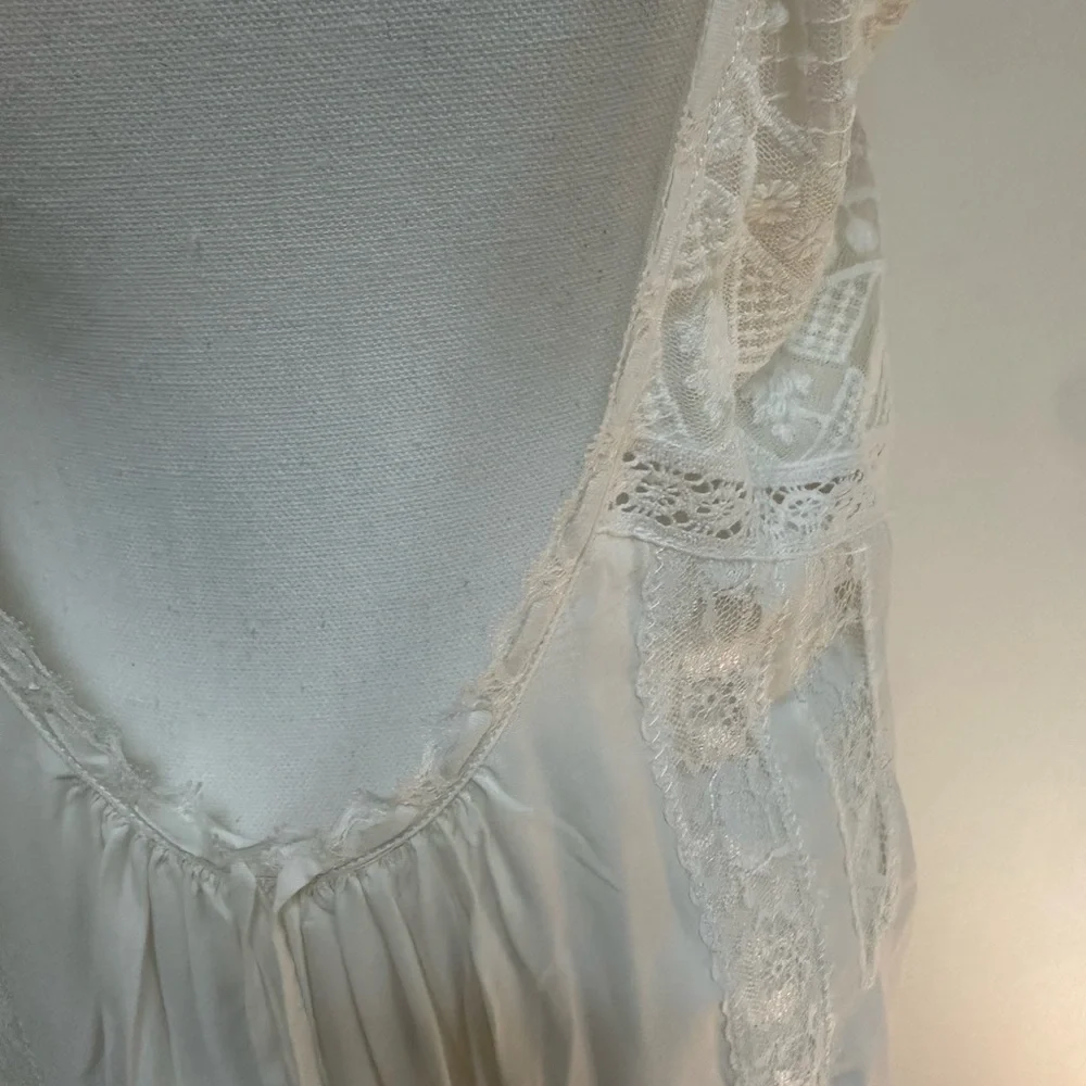 Spell Peaches Slip Dress with lace, NWT, XL - Picture 13 of 17